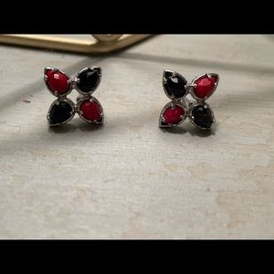 Kendra Scott red and black studs